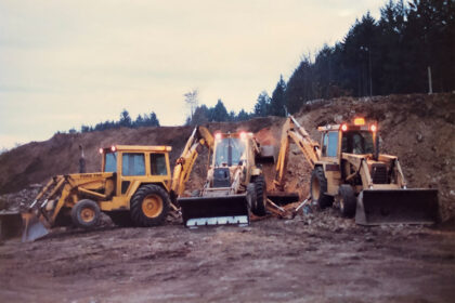 Michell equipment on a job site.