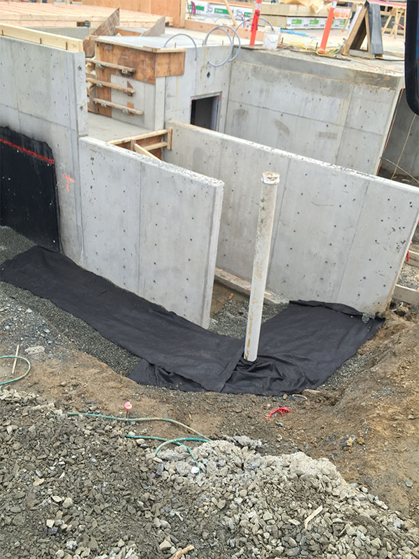 A construction site.